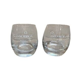 Glenmorangie Spirit Of The Open Scotch Whiskey Glasses (2) Golf Single Malt